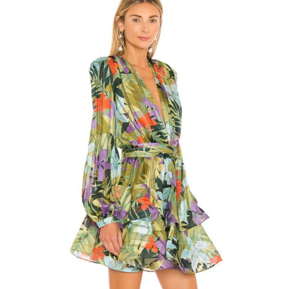 Bronx and Blanco Ruffle mini dress
